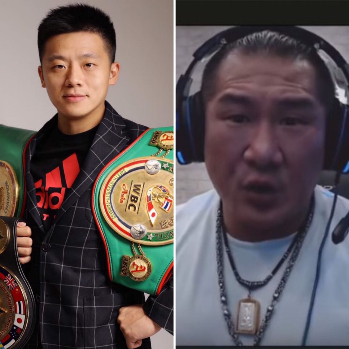 ▲約戰卡關？陸拳王半夜狂刪文，館長揭「關鍵對話」曝真相。（圖／翻攝自臉書練喻軒、 Youtube 寶寶愛館長）