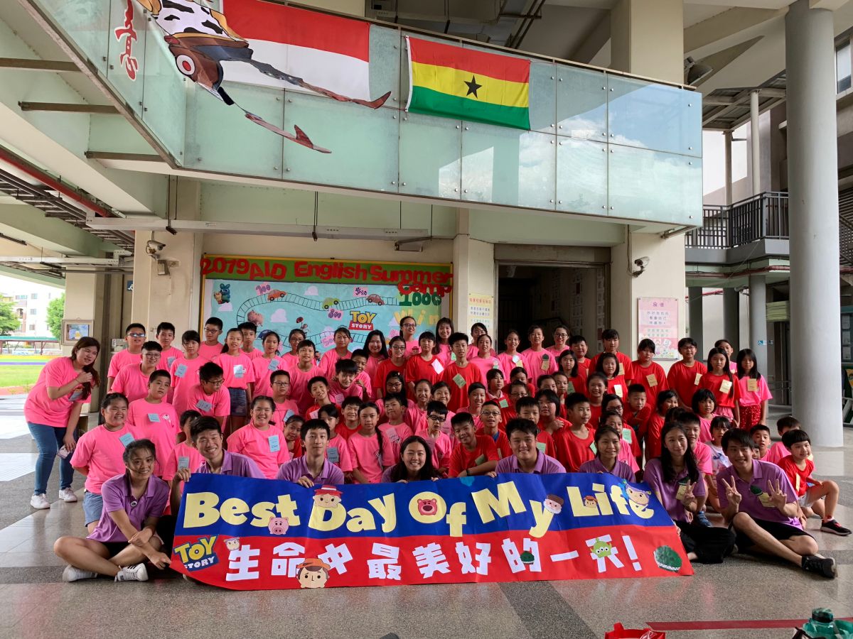 ▲「海外華裔青年英語服務營」，今年有8 位來自美國的華裔高中生來台交流服務，在大村國小展開為期兩週營隊課程。（圖／記者陳雅芳攝，2019.07.08）