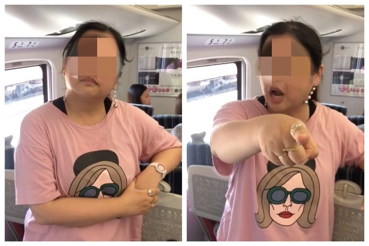▲女網友買了普悠瑪站票上車，卻遭一名婦人發狠狂罵。（圖／翻攝自爆怨公社）