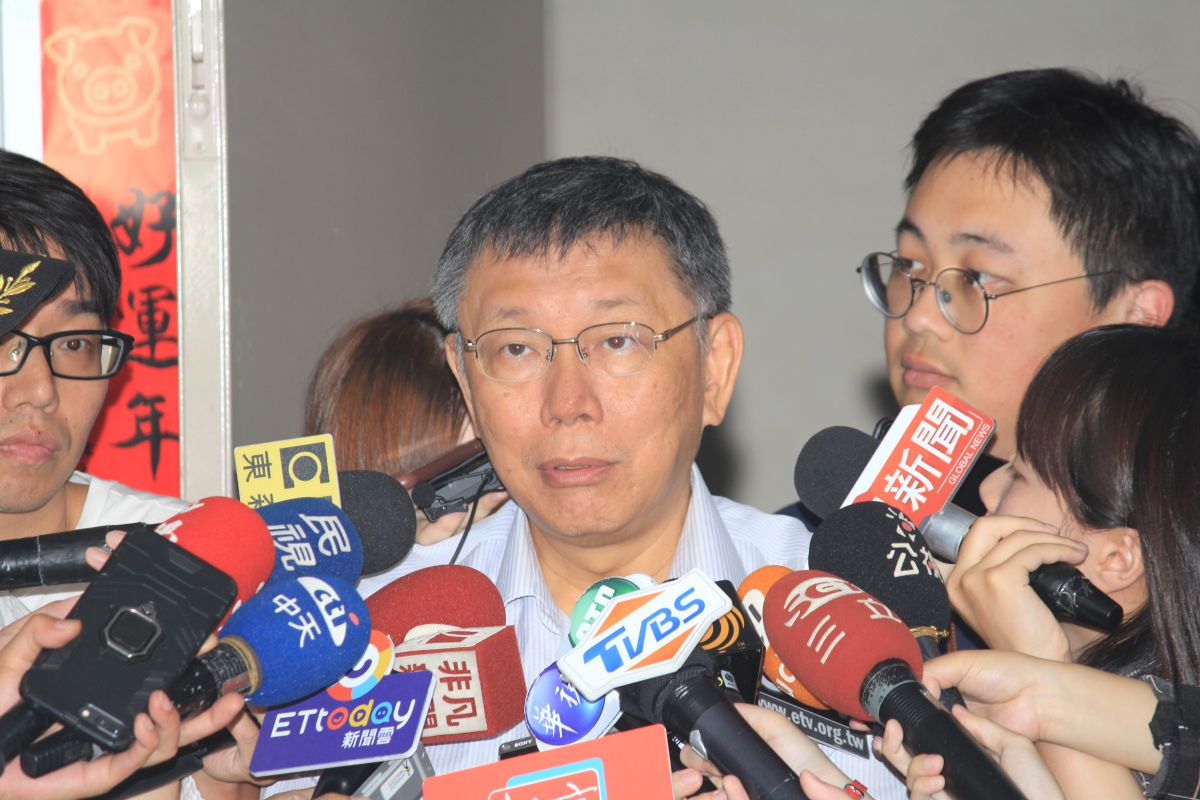 ▲台北市長柯文哲。（圖／丁上程攝, 2019.7.9）