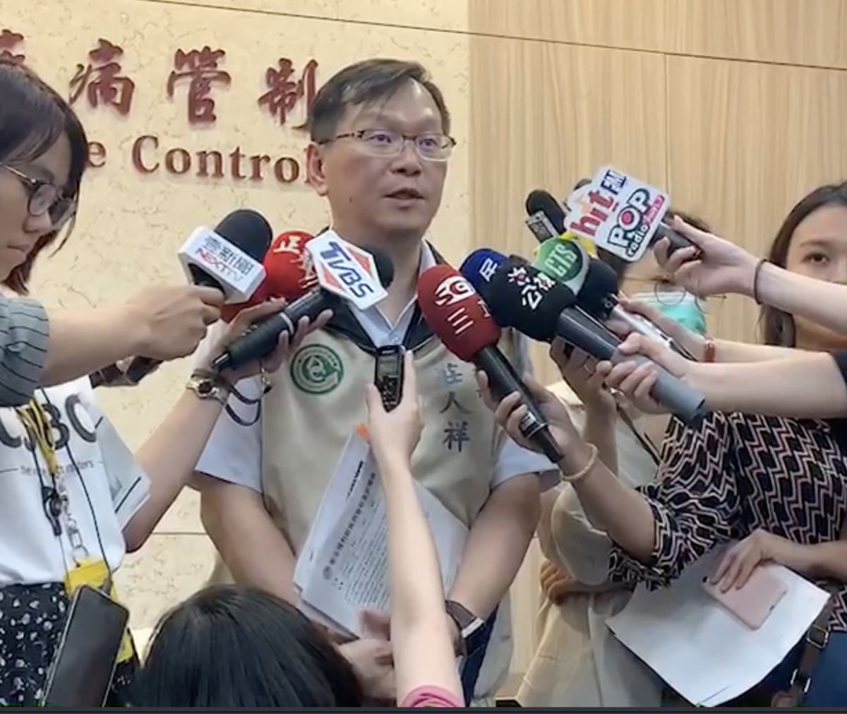 ▲疾管署強調並無損失一千萬，浪費公帑的問題。（圖／記者汪瑋琪攝）