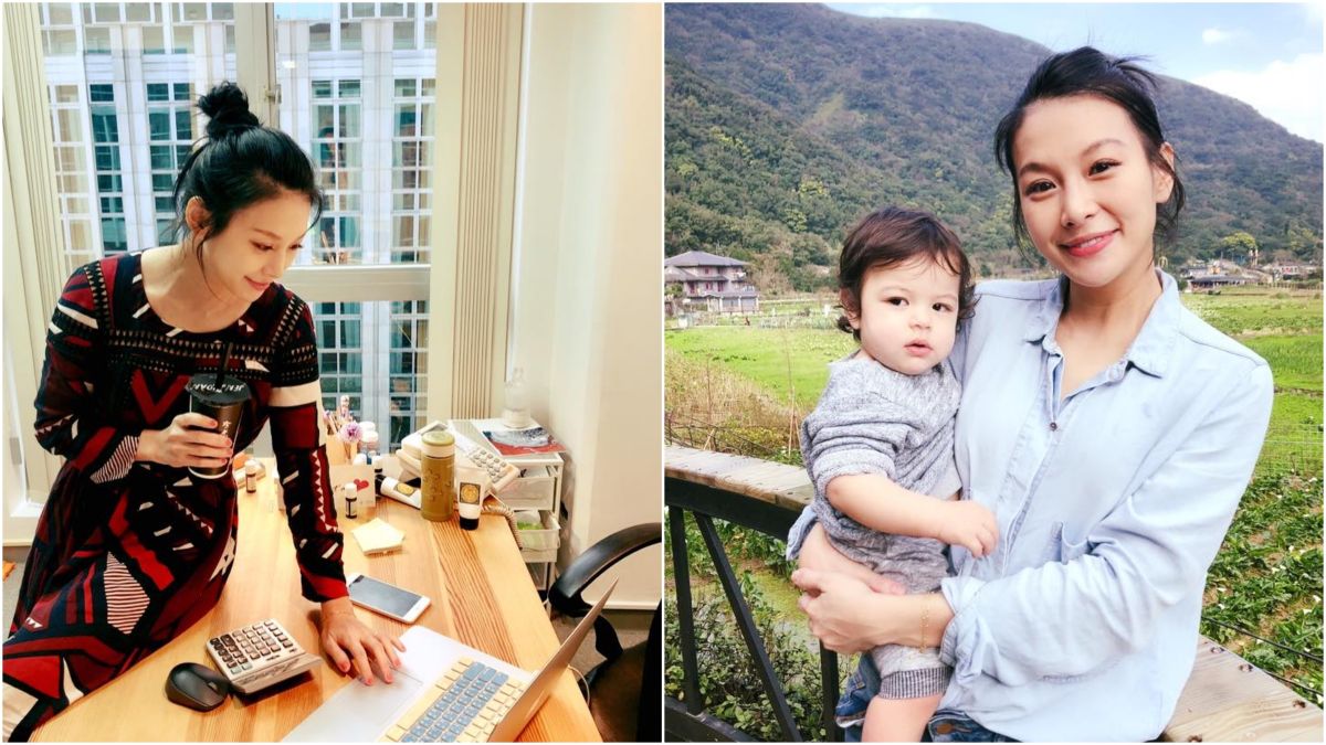 ▲艾莉絲產後的身材依然纖瘦。（圖／艾莉絲 X IRIS臉書）
