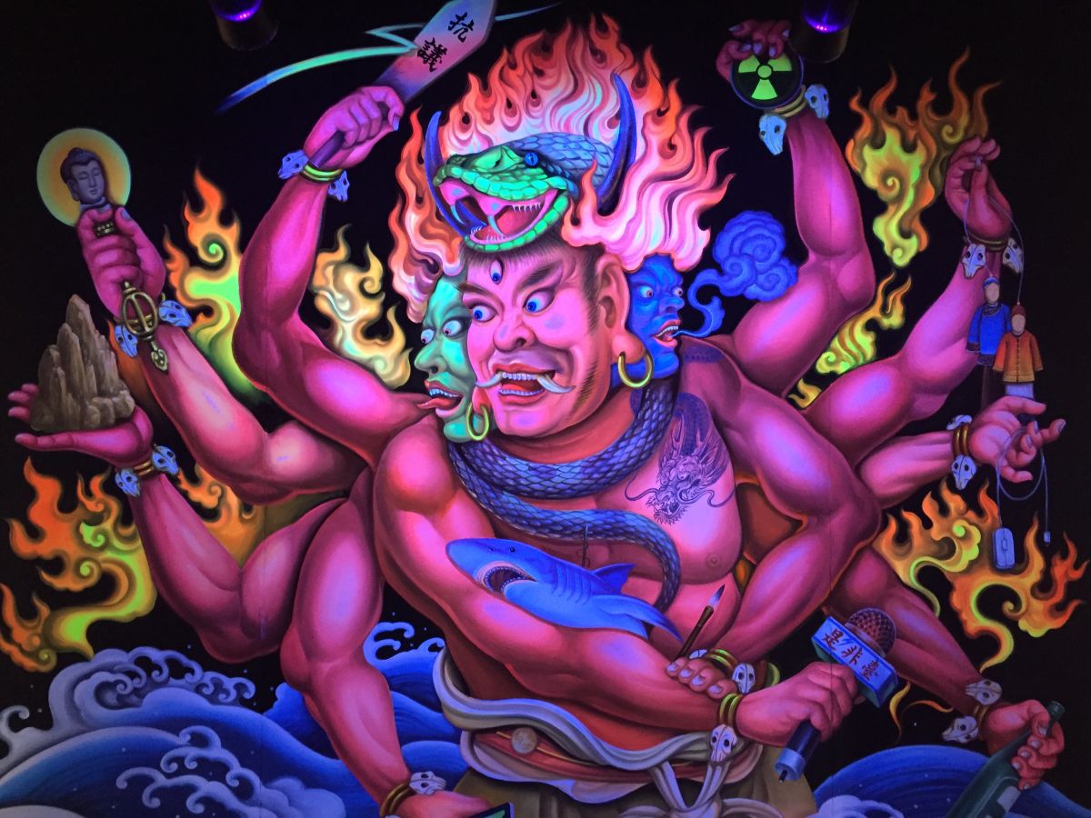 ▲「妖氣都市：鬼怪文化與當代藝術特展」記者會，文化部次長彭俊亨表示，希望孕育「台灣文化力」。（圖／記者黃仁杰攝 , 2019.07.10）