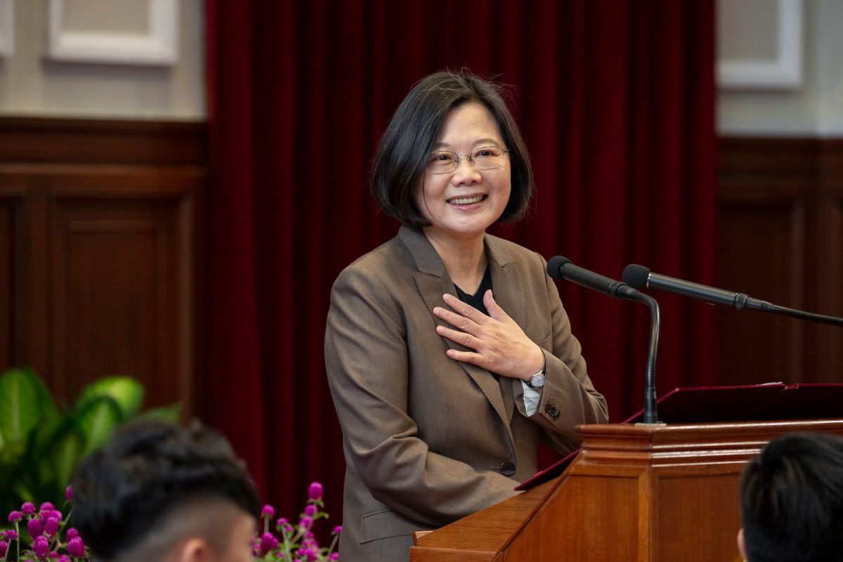 有媒體指出蔡英文過境紐約時，將赴哥倫比亞大學演講，美方大開綠燈，全程公開。對此，總統府10日表示，相關的報導並非正確訊息。（圖／總統府提供）