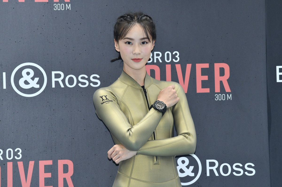 ▲鍾瑶出席潛水錶記者會。（圖／記者林柏年攝 , 2019.07.10）