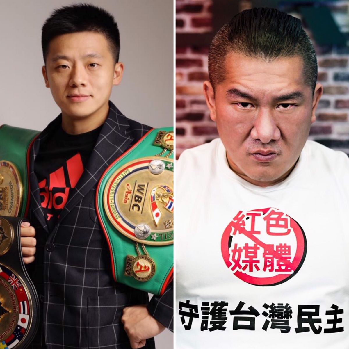 ▲館長被唬弄？陸拳王約戰受台灣阻，他爆內幕：大陸搞的。（圖／取自練喻軒臉書、館長臉書）