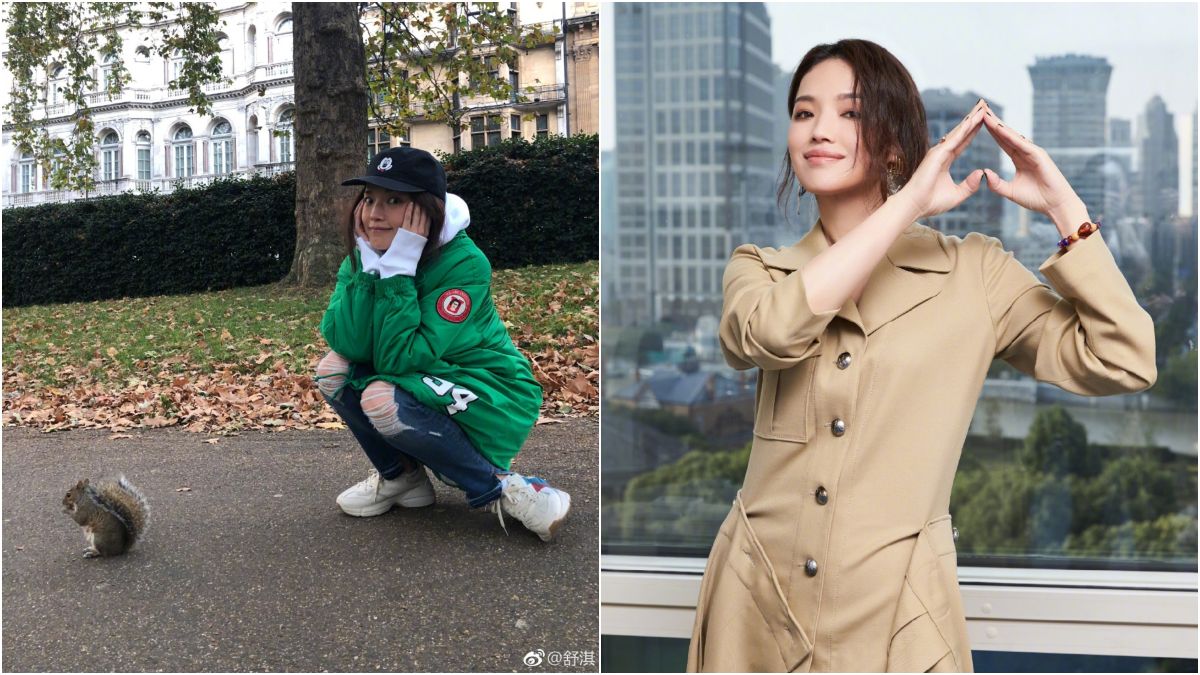 ▲舒淇經常素顏。（圖／舒淇微博）
