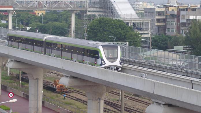 ▲捷運綠線列車測試模擬實際營運。 (圖／柳榮俊翻攝)