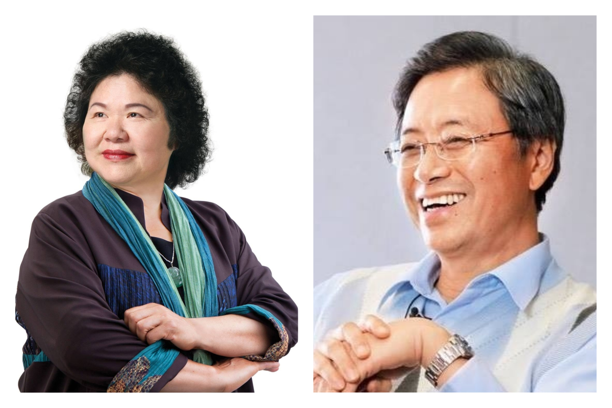 ▲前行政院長張善政踢爆陳菊自述「登革熱」個位數並不屬實。（合成圖／翻攝自陳菊、張善政臉書）