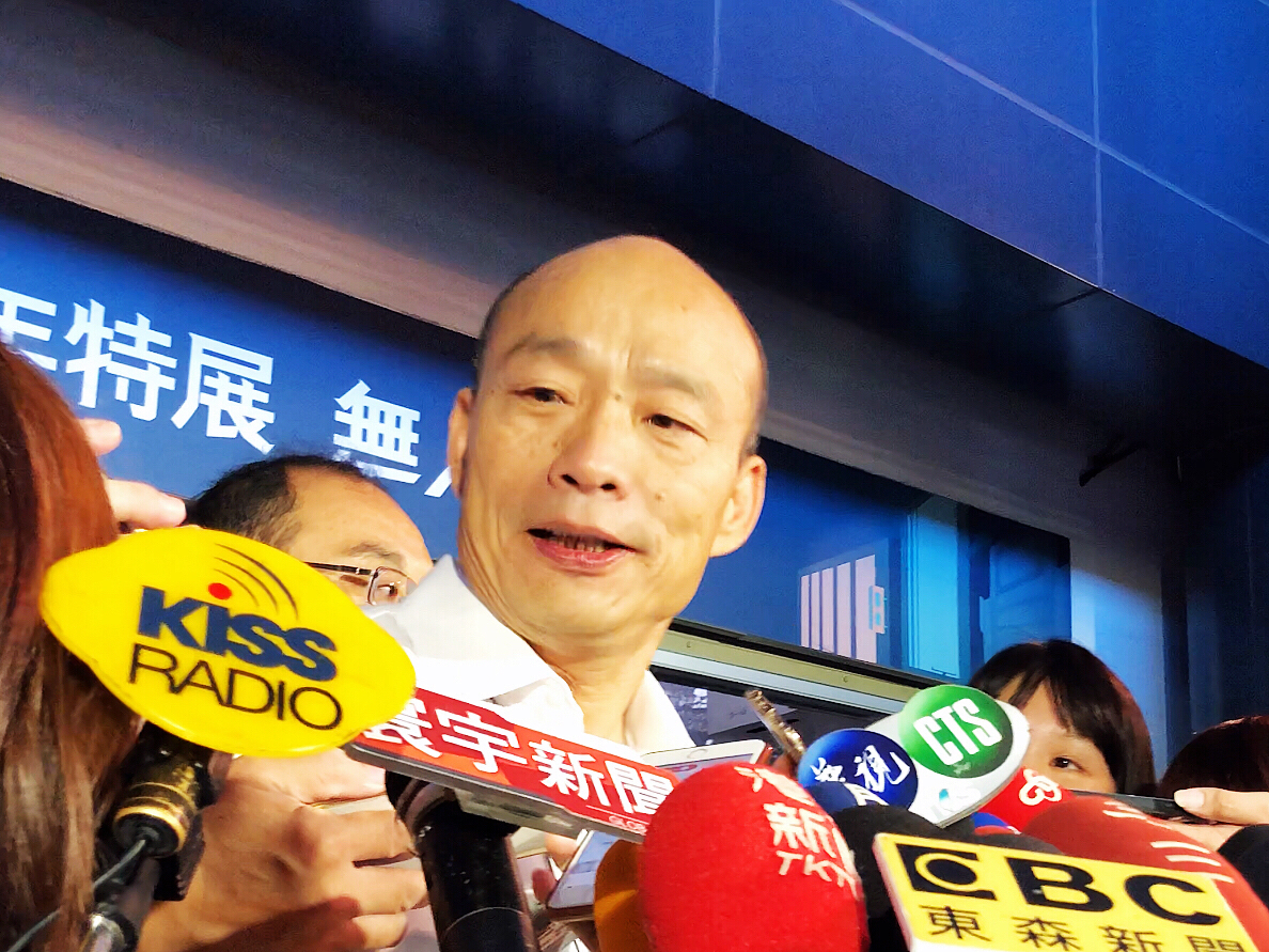 高雄市長韓國瑜將代表國民黨出征 2020 總統大選。（圖／記者陳美嘉攝,NOWnews資料照片）