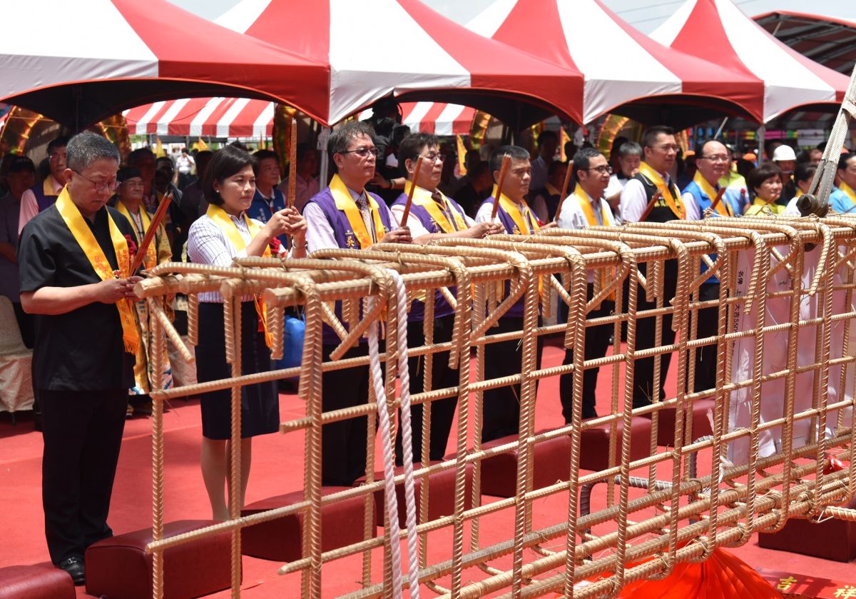 ▲台西太和武當北極殿玄天上帝主殿上樑大典。（圖／記者蘇榮泉攝，2019.07.13）