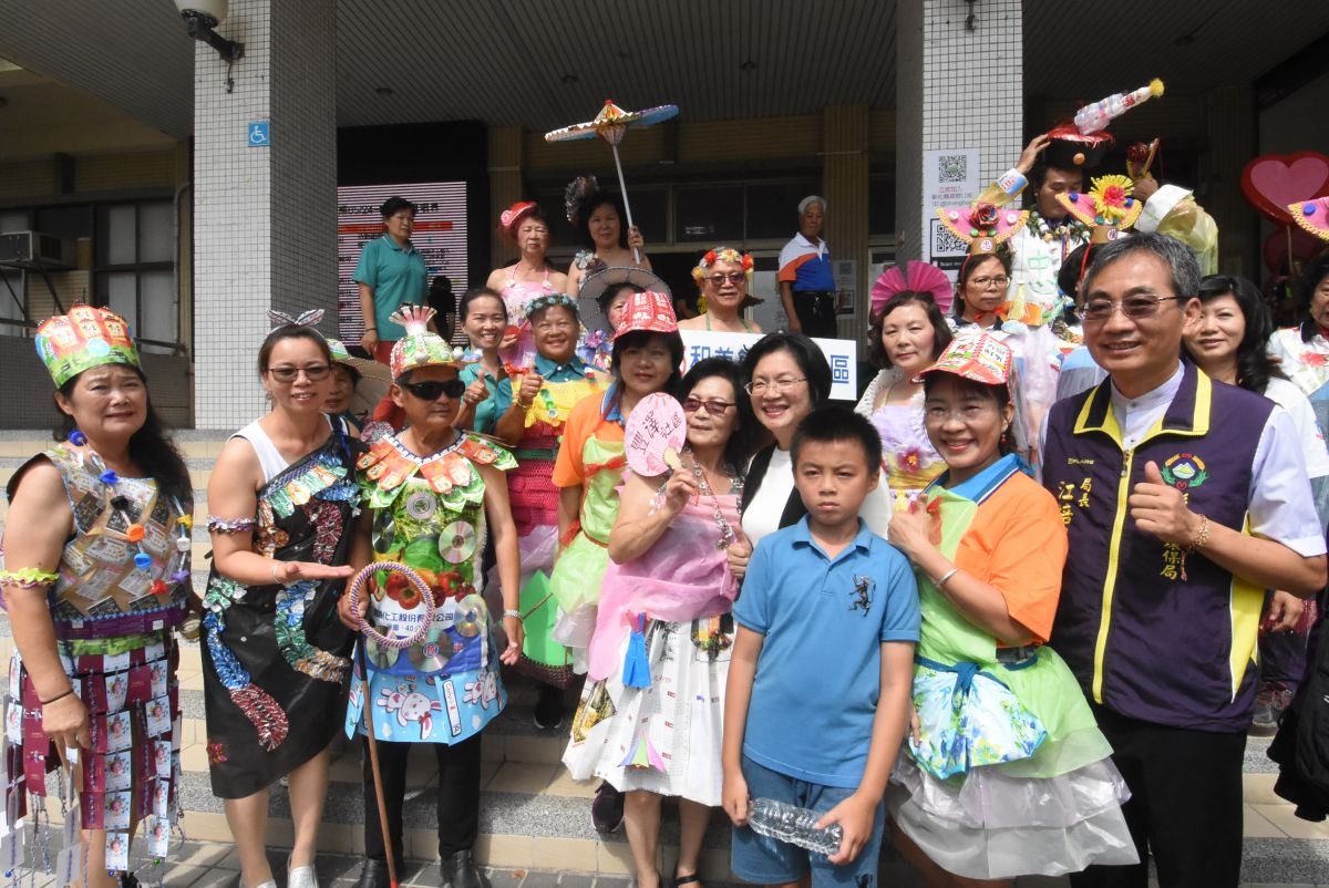 ▲彰化縣環保志工群英會熱鬧展開，78支隊伍超過1400名志工參與，參與隊伍與人數均創全國之首。（圖／記者陳雅芳攝，2019.07.13）