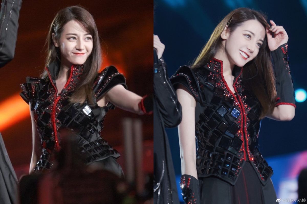 ▲迪麗熱巴在公益演唱會上獻唱〈騎士精神〉。（圖／翻攝微博 ）
