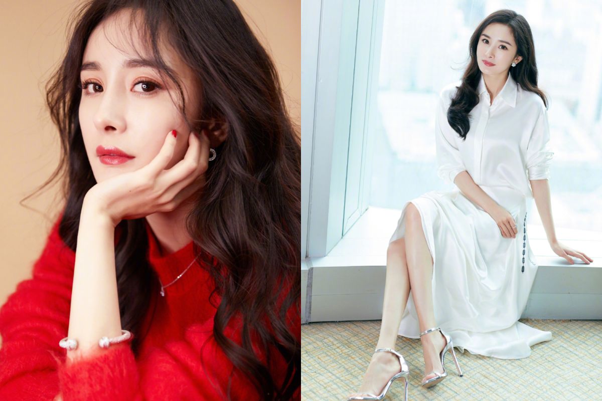 ▲楊冪洩絕對領域。（圖／翻攝微博 ）
