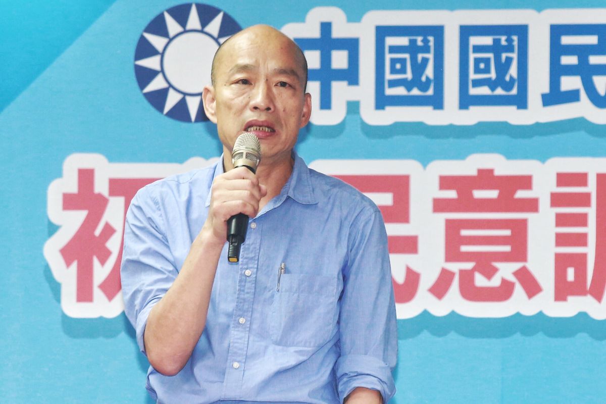 韓國瑜表示，只要跟朱立倫、郭台銘陣營聯繫上，隨時可以見面。 (圖/記者葉政勳攝影)