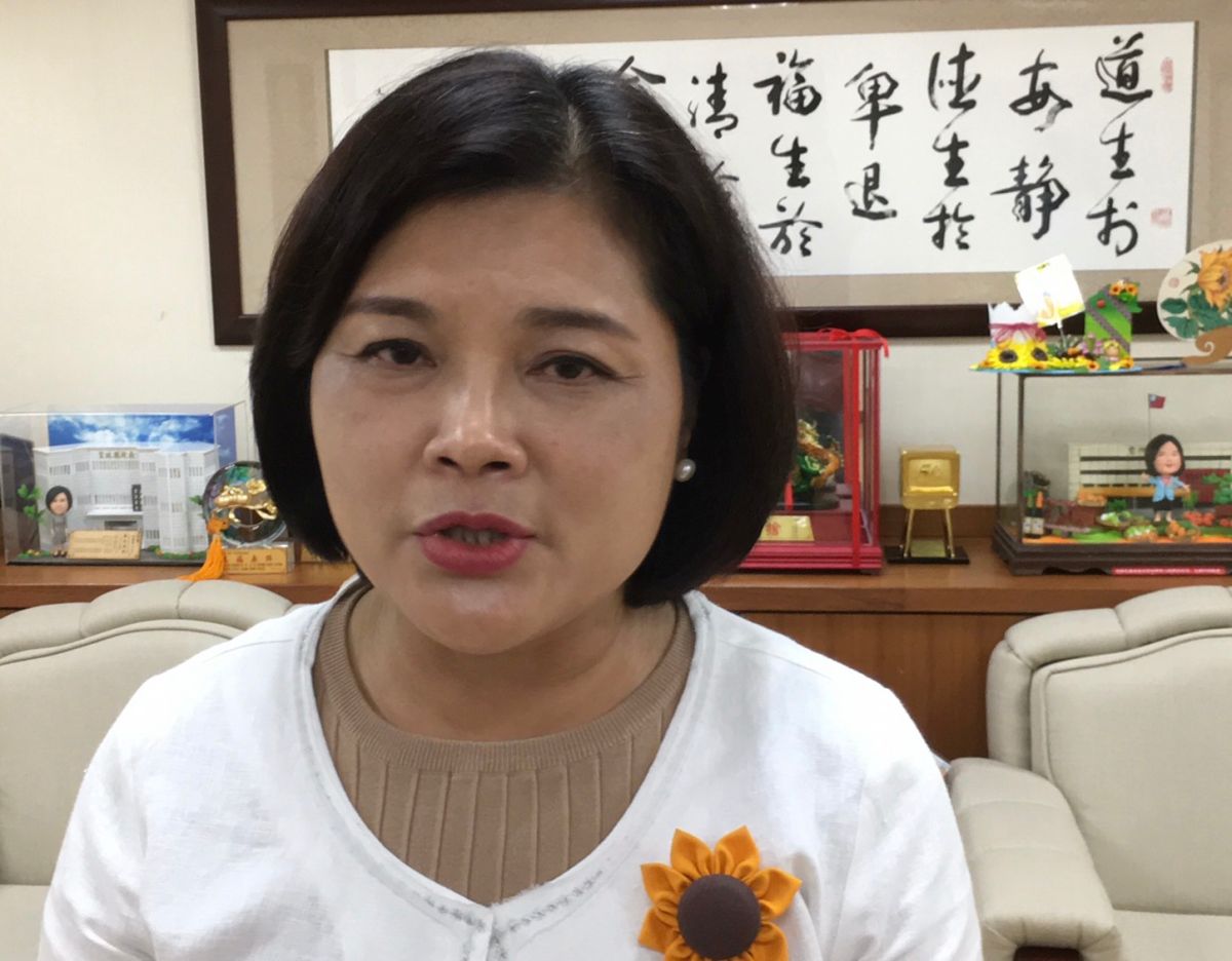 ▲雲林縣長張麗善獲雲林女婿韓國瑜初選勝出後開心受訪。（圖／記者簡勇鵬攝，2019.07.15）