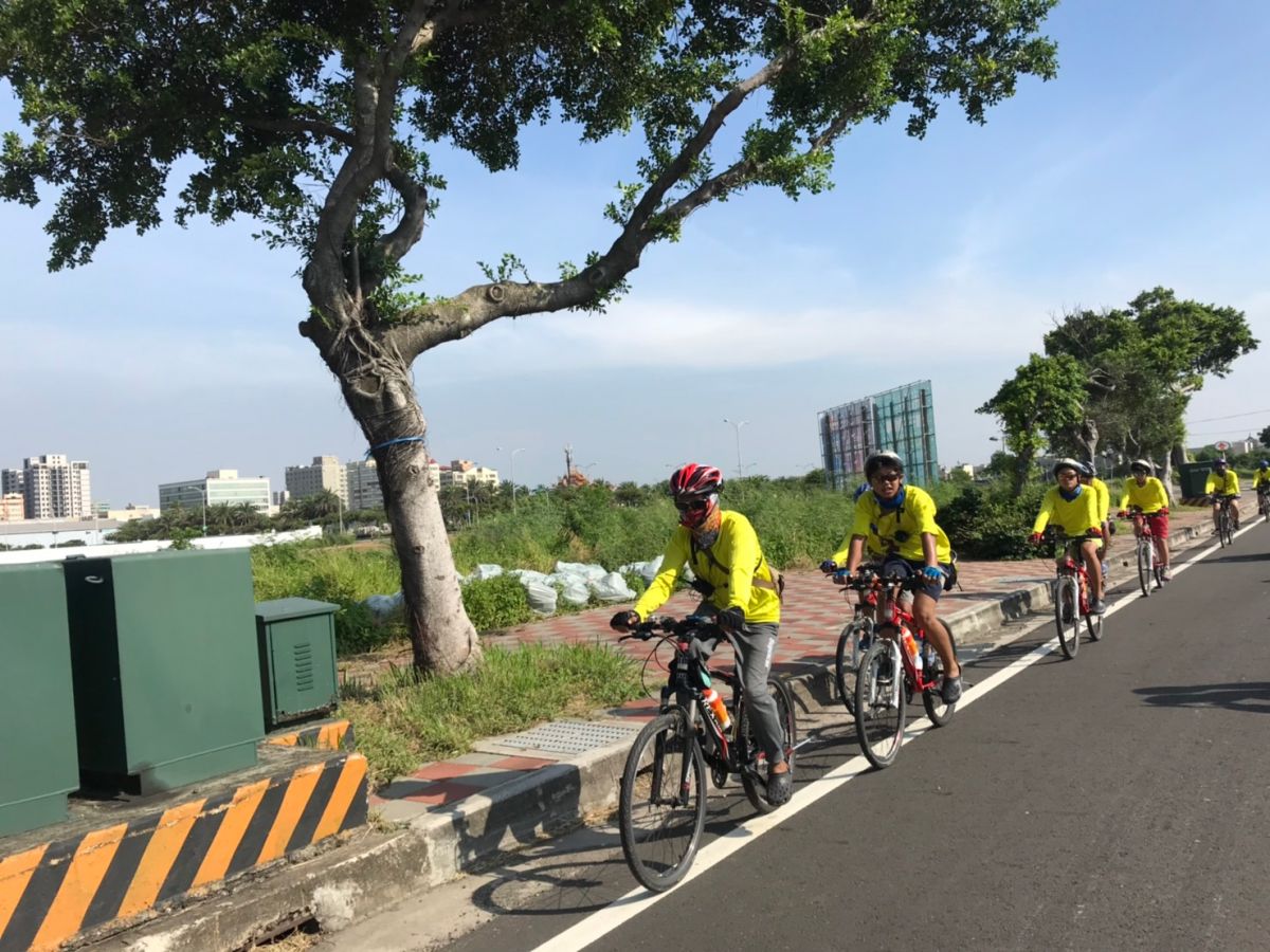 ▲晨陽學園孩子自我挑戰，展開為期17天的「勇．不放棄─找到自己」單車環島之旅。（圖／記者陳雅芳攝，2019.07.15）