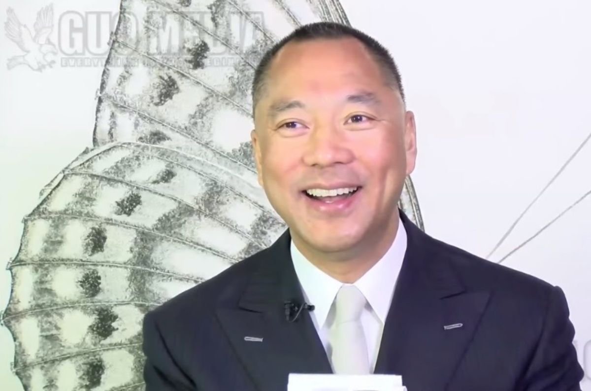 ▲中國流亡富商郭文貴（圖／截自郭文貴直播畫面）