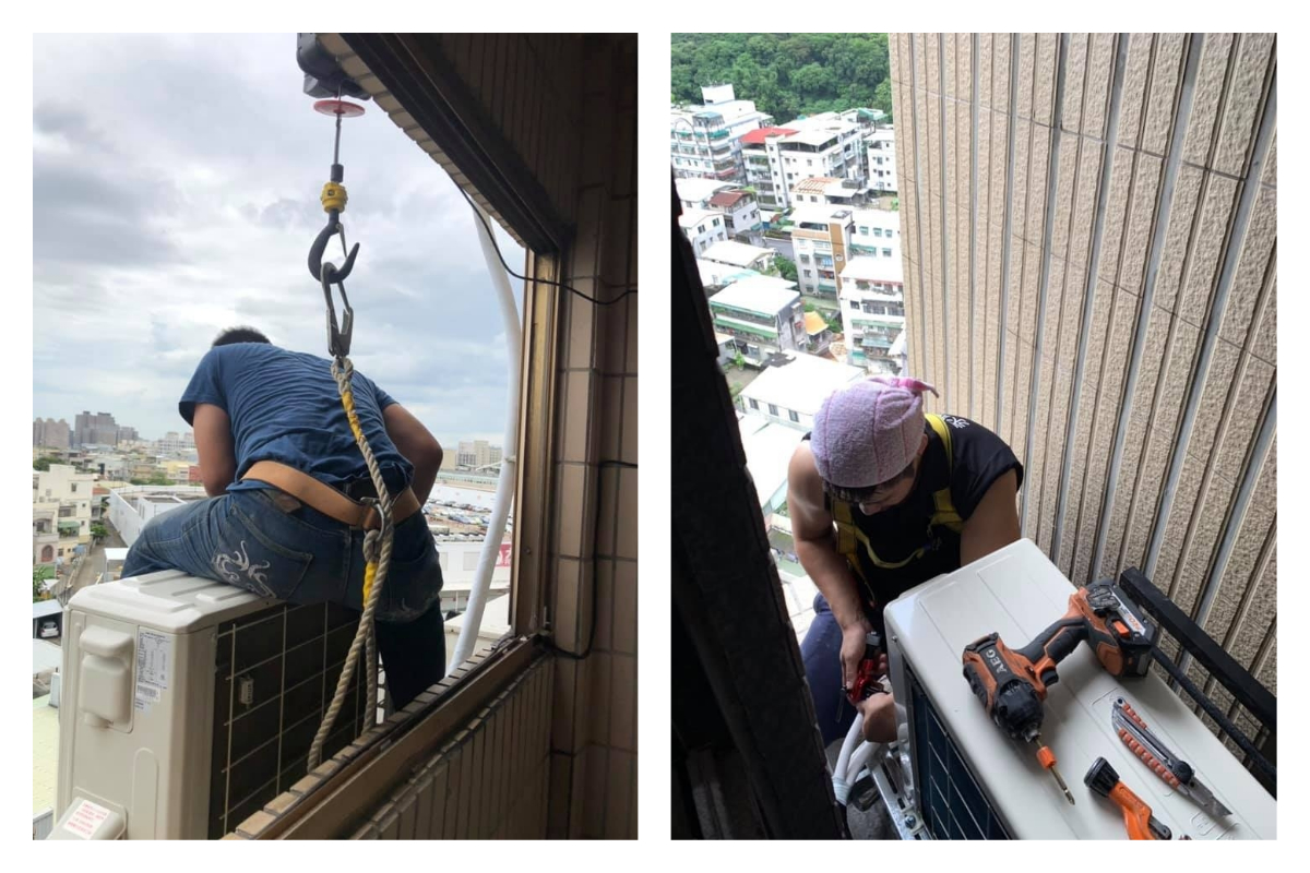 ▲有網友抱怨冷氣裝修遇到奧客，明明很危險但卻不願意付危險施工費，讓她怒批「什麼心態啊」。（圖／翻攝自爆怨公社）