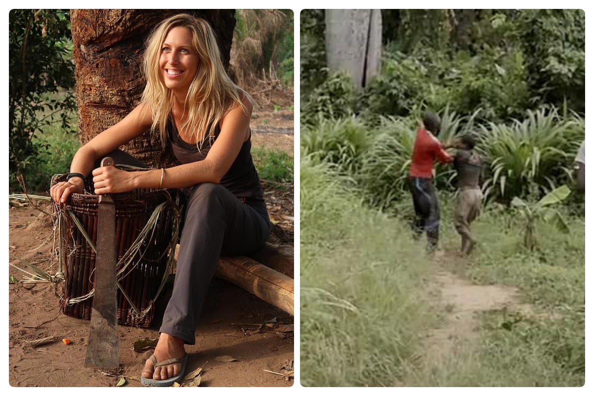 ▲英國實境節目莉維亞深入非洲剛果，紀錄當地部落的文化與衝突。（圖／翻攝DailyMail）