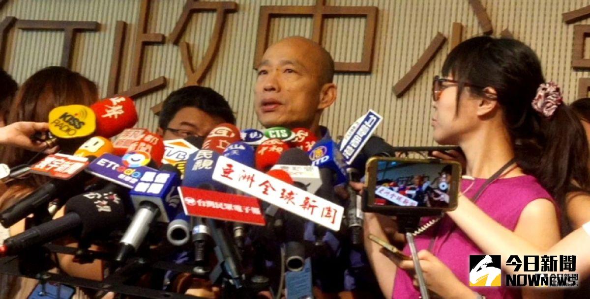 韓國瑜休假拚選戰，目前他手上的有薪假，還有16天。 （圖／記者郭凱杰攝，2019.07.16）