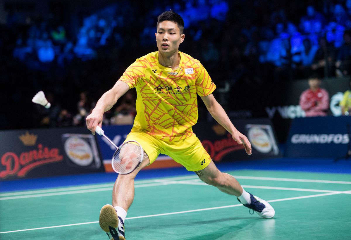 ▲我國羽球一哥周天成。（圖／美聯社／達志影像）