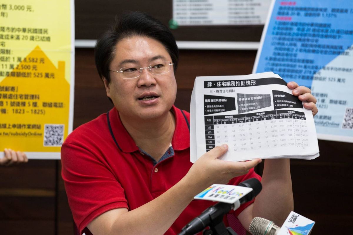 ▲基隆市長林右昌表示，今年度住宅補貼7月22日起至8月30日開放申請。（圖／基隆市政府提供）

