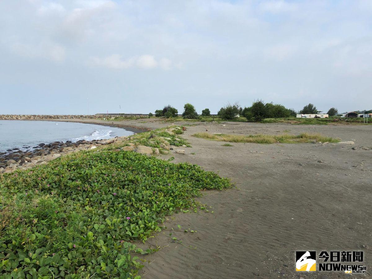 ▲少了「日落塔」的漁光島，平添「日落塔」的漁光島，平添幾許淒涼。（圖／記者陳聖璋攝，2019.07.17）