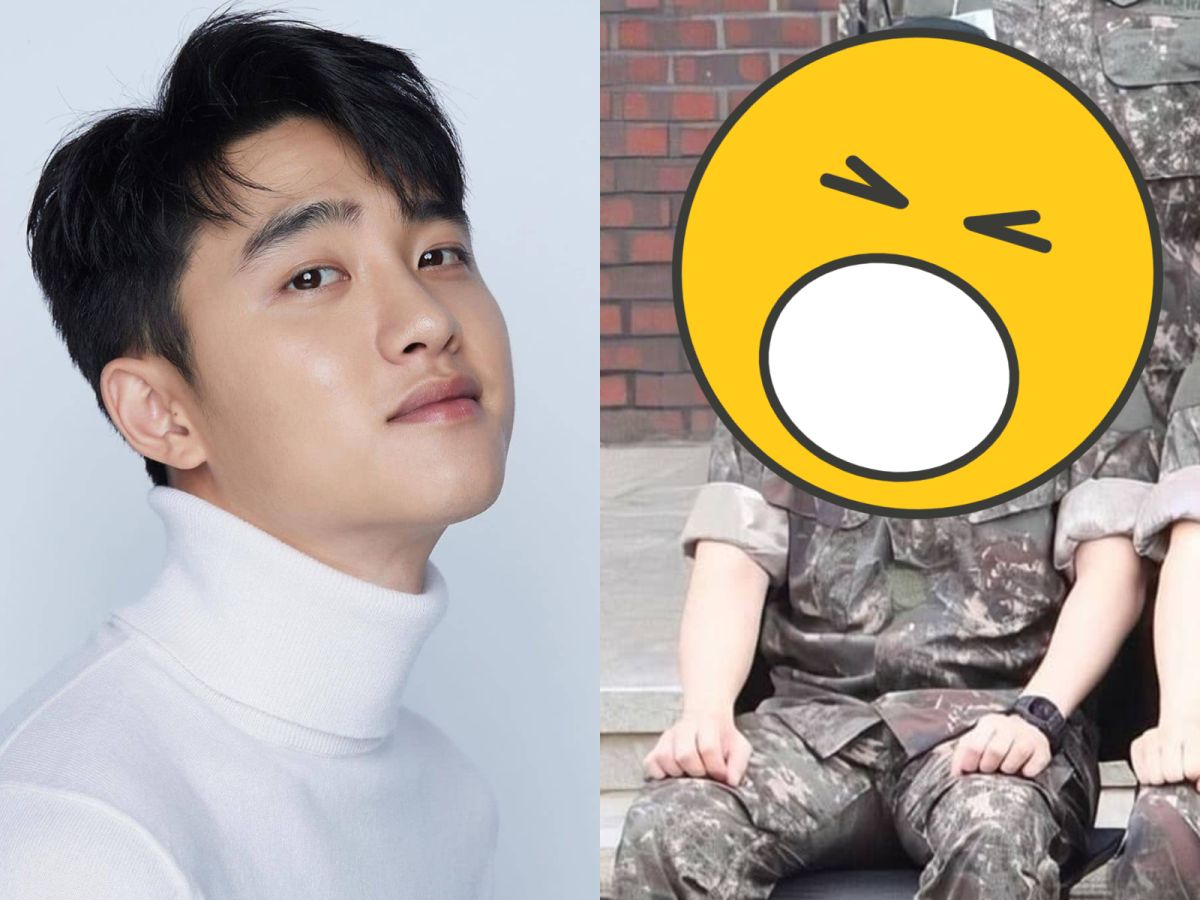 ▲D.O.入伍後軍裝照曝光。（圖／翻攝自IG）