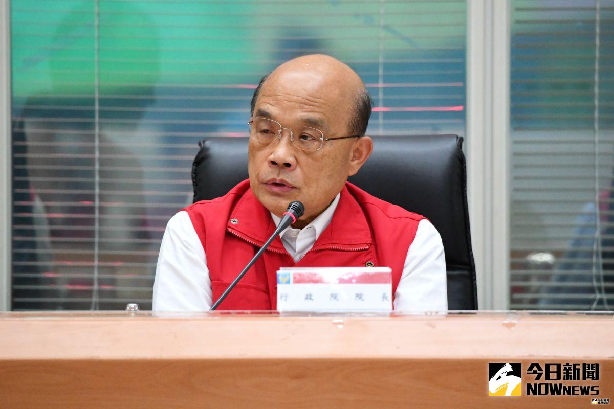 ▲蘇貞昌院長日前核定明年軍公教不調薪。（圖／行政院提供）