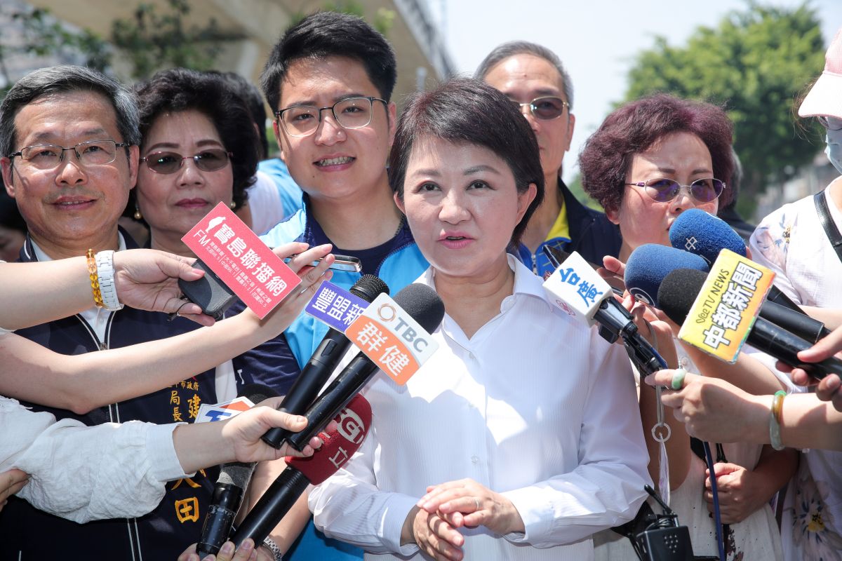 ▲市長盧秀燕表示，民調結果後，韓國瑜親自打電話給她，討論到未來將攜手同心。 (圖／柳榮俊攝2019.7.17)