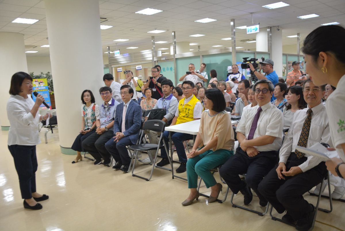 ▲黃敏惠市長表示，運動需要有方法、有專業（圖／記者郭政隆攝影2019.7.17）