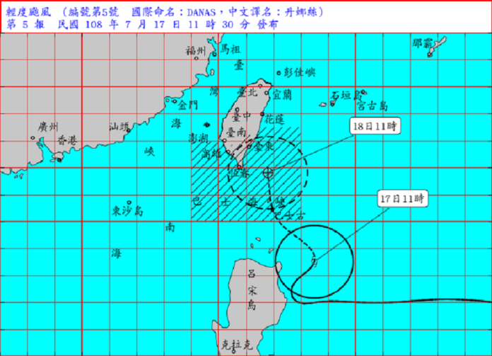 丹娜絲海、陸颱風警報　嘉義防颱準備看這裡
