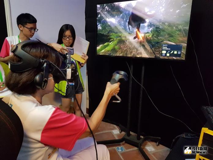 童玩節VR館虛擬實境互動遊戲有夠炫　林姿妙強力推薦
