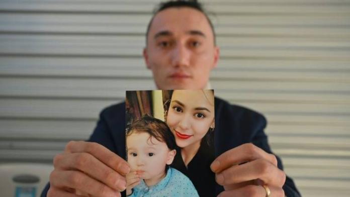▲澳籍維族男子薩達姆·阿布杜薩拉姆（Sadam Abudusalamu）呼籲中國政府允許他的妻子和兩歲孩子（澳籍）離開中國。（圖／翻攝TheSundayDaily）