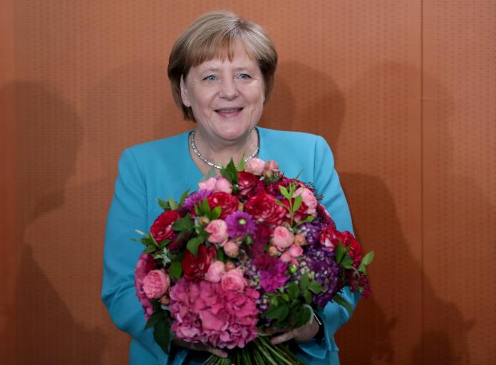▲ 7 月 17 日是德國總理梅克爾 65 歲生日。（圖／美聯社／達志影像）