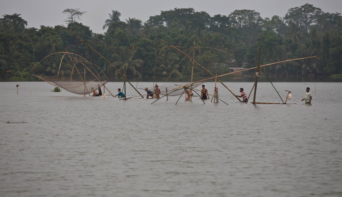 ▲南亞近日傳出洪災，引發國際關注，但陸媒卻挨轟淡化處理自家災情。（圖／美聯社／達志影像）