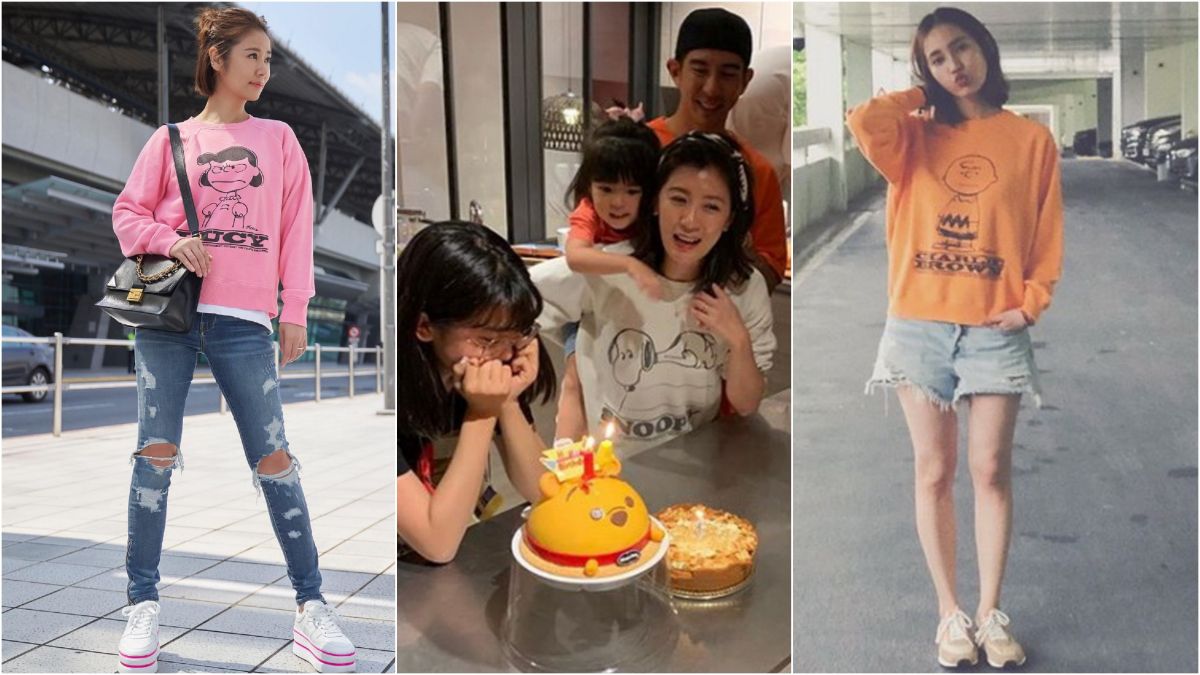 ▲潮萌史努比助女神一秒減齡，林心如、賈靜雯、王棠云撞衫也要穿。（圖／翻攝自Ruby林心如臉書、IG@angelsun619、IG@Sarah9_23）