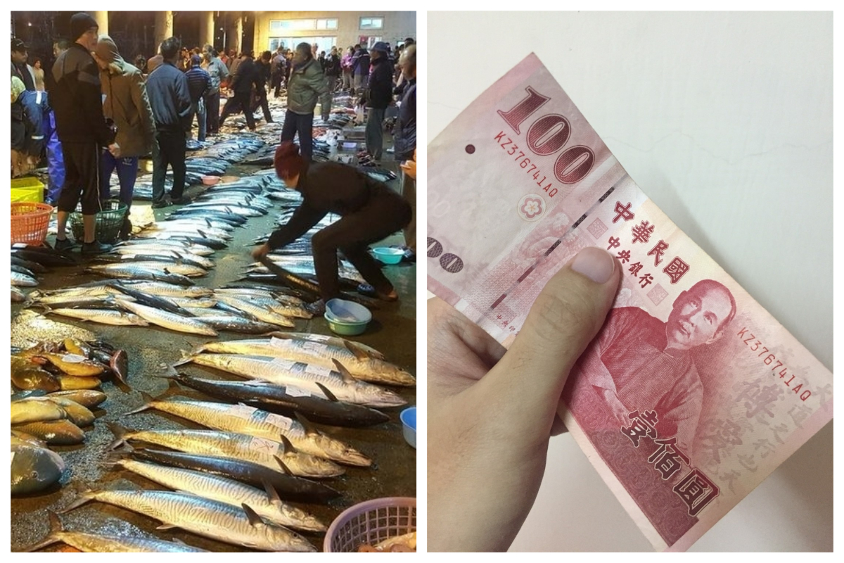 ▲一名魚販之子日前在網路上 PO 文，他回憶起從小到大的成長過程，總是忘不了那揮之不去的「魚腥味」，味道依附在鈔票、銅板之上，讓他在人交際時感到十分自卑。（合成圖／中央社資料圖片／NOWnews 攝影）