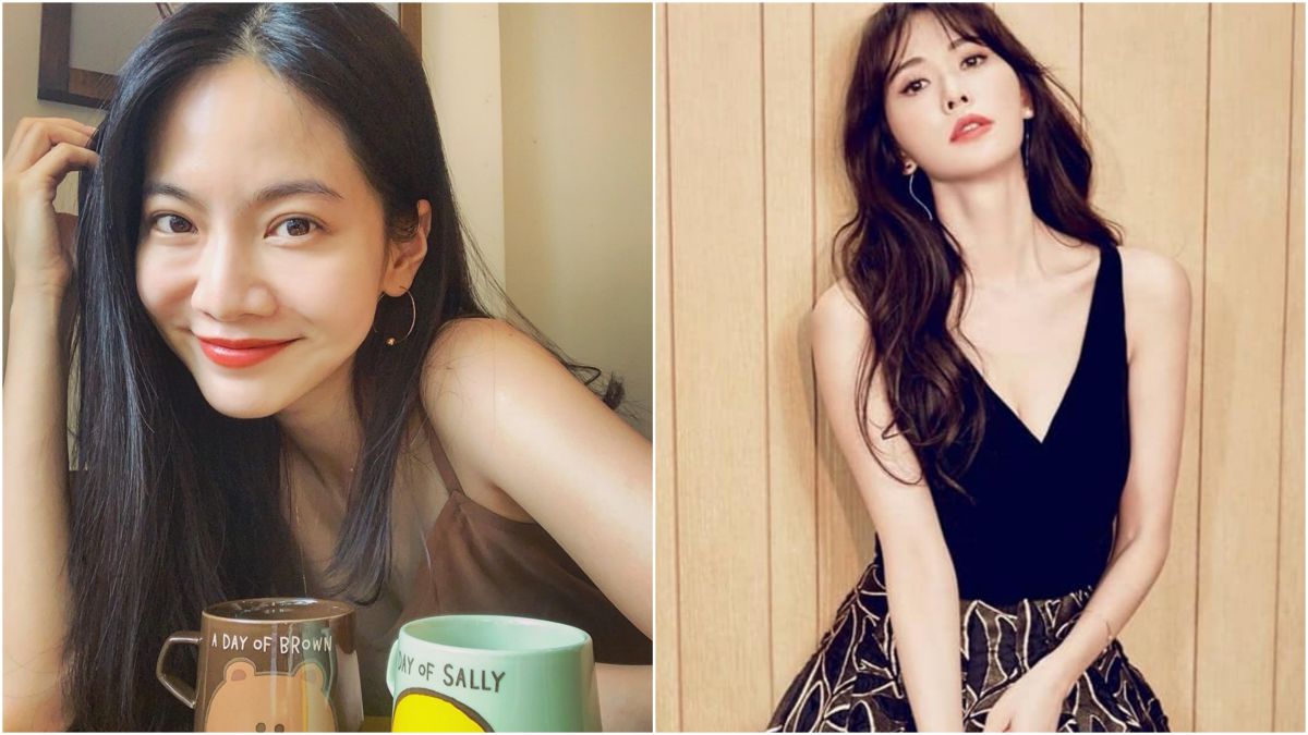 ▲持之以恆按摩胸部，胸型會更加堅挺，罩杯跟著升級。（圖／曾之喬臉書、林志玲Chiling Lin臉書）
