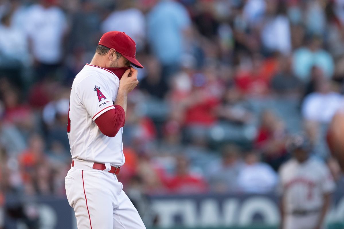 天使投手Matt Harvey。（圖／美聯社／達志影像）