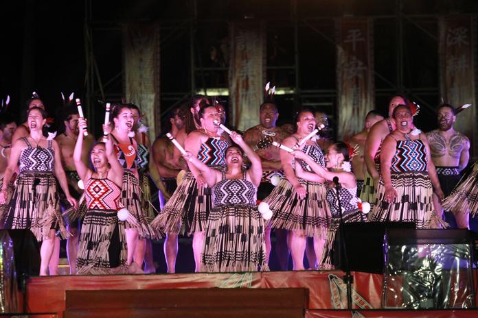 ▲紐西蘭HAKA毛利文化交流團將在這３天有不同的演出。（圖／記者鄭志宏攝）