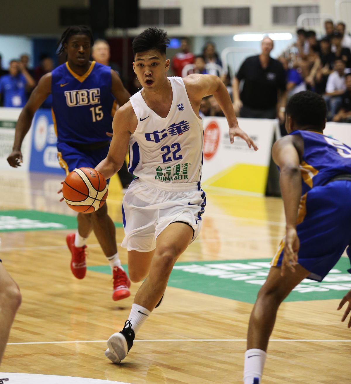 ▲2019威廉瓊斯盃，中華白黃泓瀚。（圖／中華籃協提供）