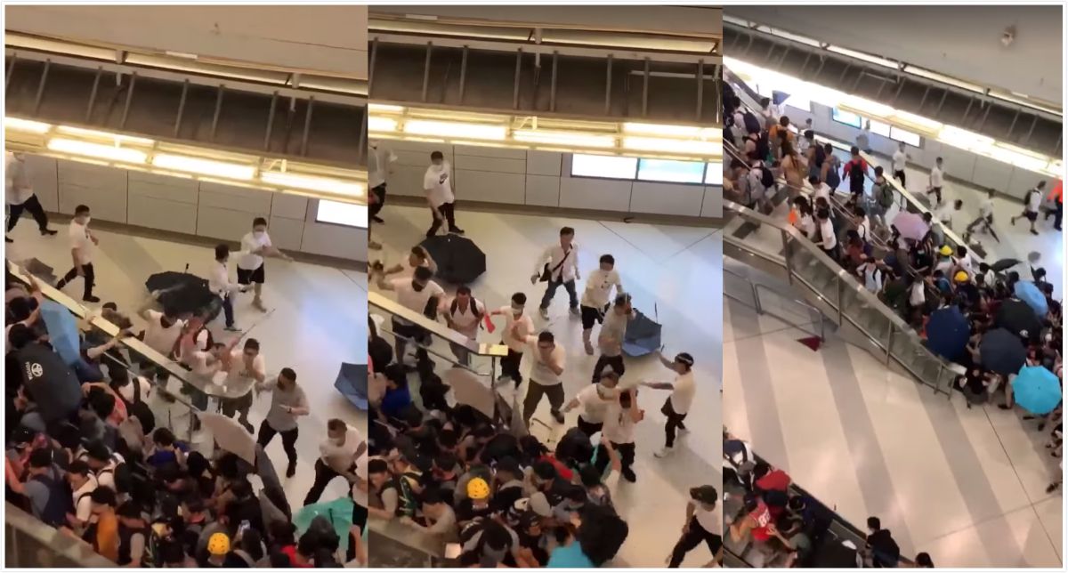 ▲大批香港民眾昨（ 21 ）日再度上街遊行，支持反送中相關訴求。（圖／翻攝自臉書立場新聞）