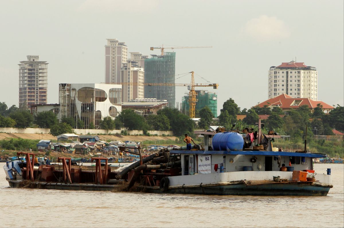 ▲中國今年簽訂密約，取得柬埔寨一座海軍基地部分使用權。（圖／美聯社／達志影像）