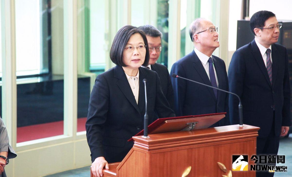 ▲蔡英文強調，台灣有能力幫助其他的國家，但是，台灣也需要其他的國家，在國際舞台上幫我們發聲，這就是踏實外交、互惠互助。（圖／記者李春台攝, 2019.07.22）