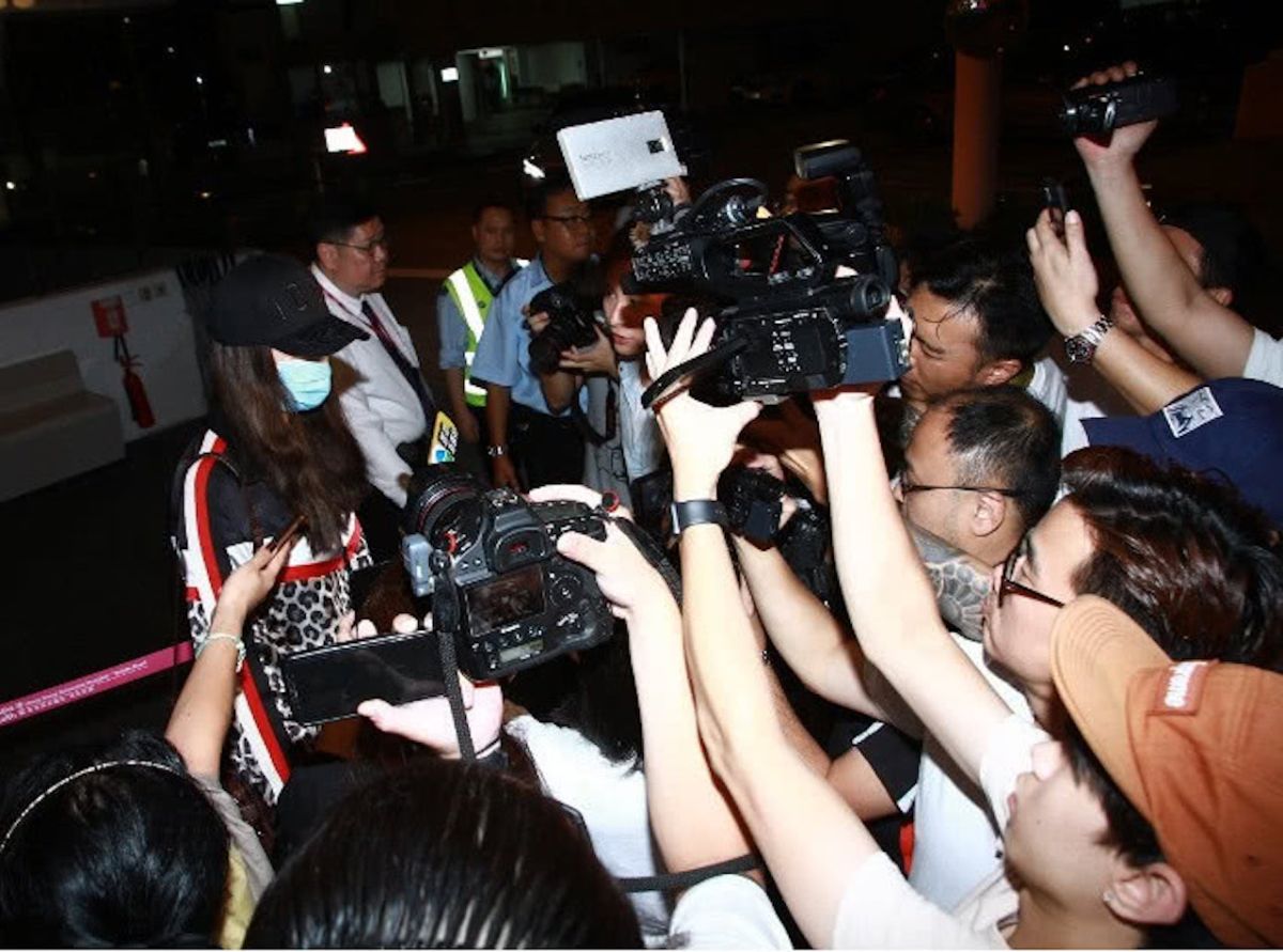 ▲琦琦向媒體透露任達華病況 。(圖/翻攝微博)