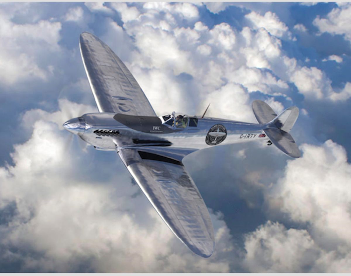 ▲8月開始將進行環球飛行的英軍傳奇噴火式戰機。（圖／翻攝自silverspitfire網站）