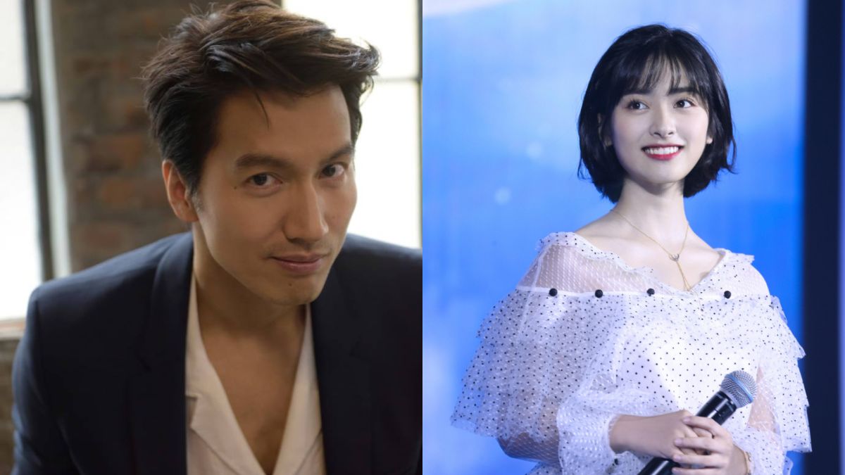 ▲言承旭（左圖）、沈月在新戲《交換吧運氣》配對。（圖／微博）