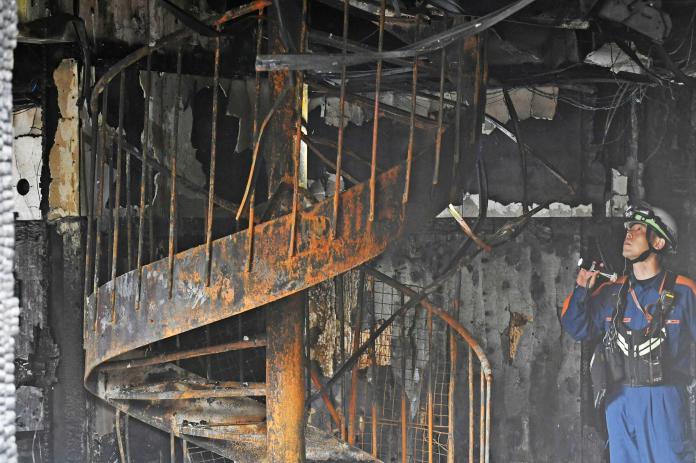 <br> ▲日本京都動畫公司（京阿尼）位在京都市的第一工作室，於本月 18 日遭到縱火，釀成 34 死 34 傷的 慘劇，震驚全球。（圖／達志影像／美聯社）